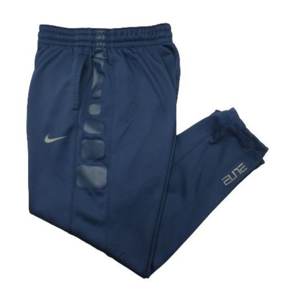 Nike Other - Nike Elite Mens Large Blue Workout Gym Track Pants 682999